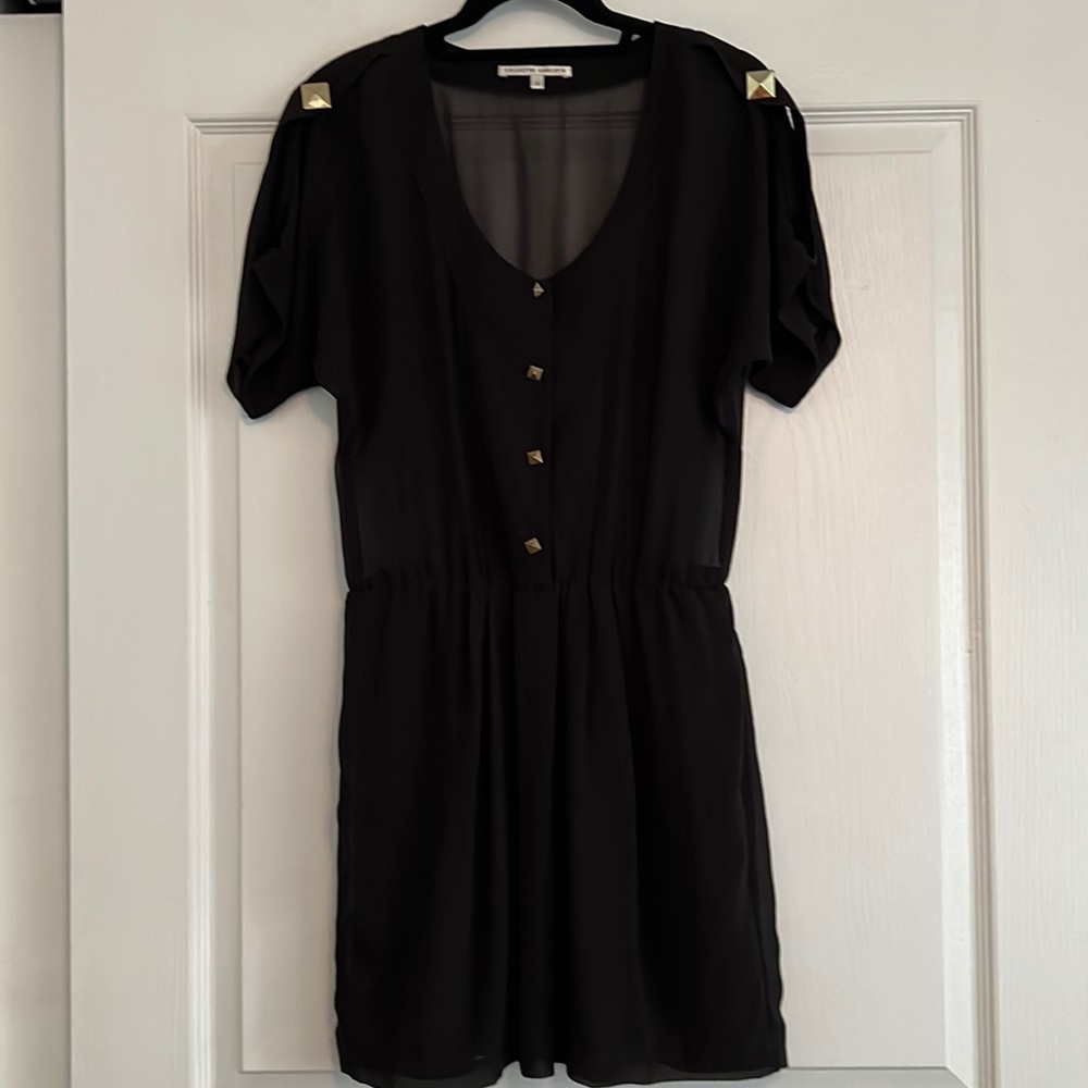 Black sheer dress